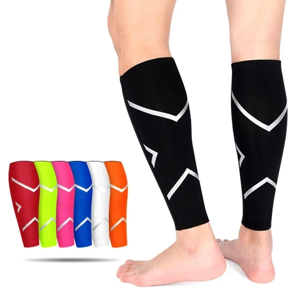 2 Pcs Calf Compression Leg Sleeves for Calf Pain Relief for Running Cycling Training