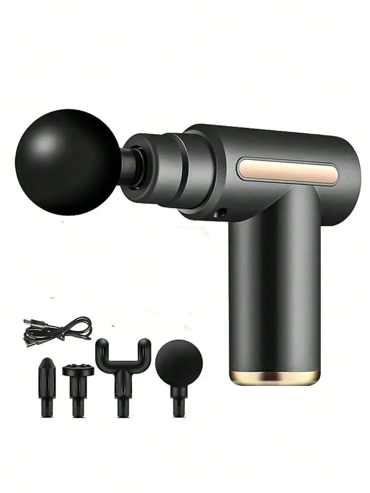 4-Speed Massage Gun | 4 Heads | Chargeable Handheld Deep Tissue Massager