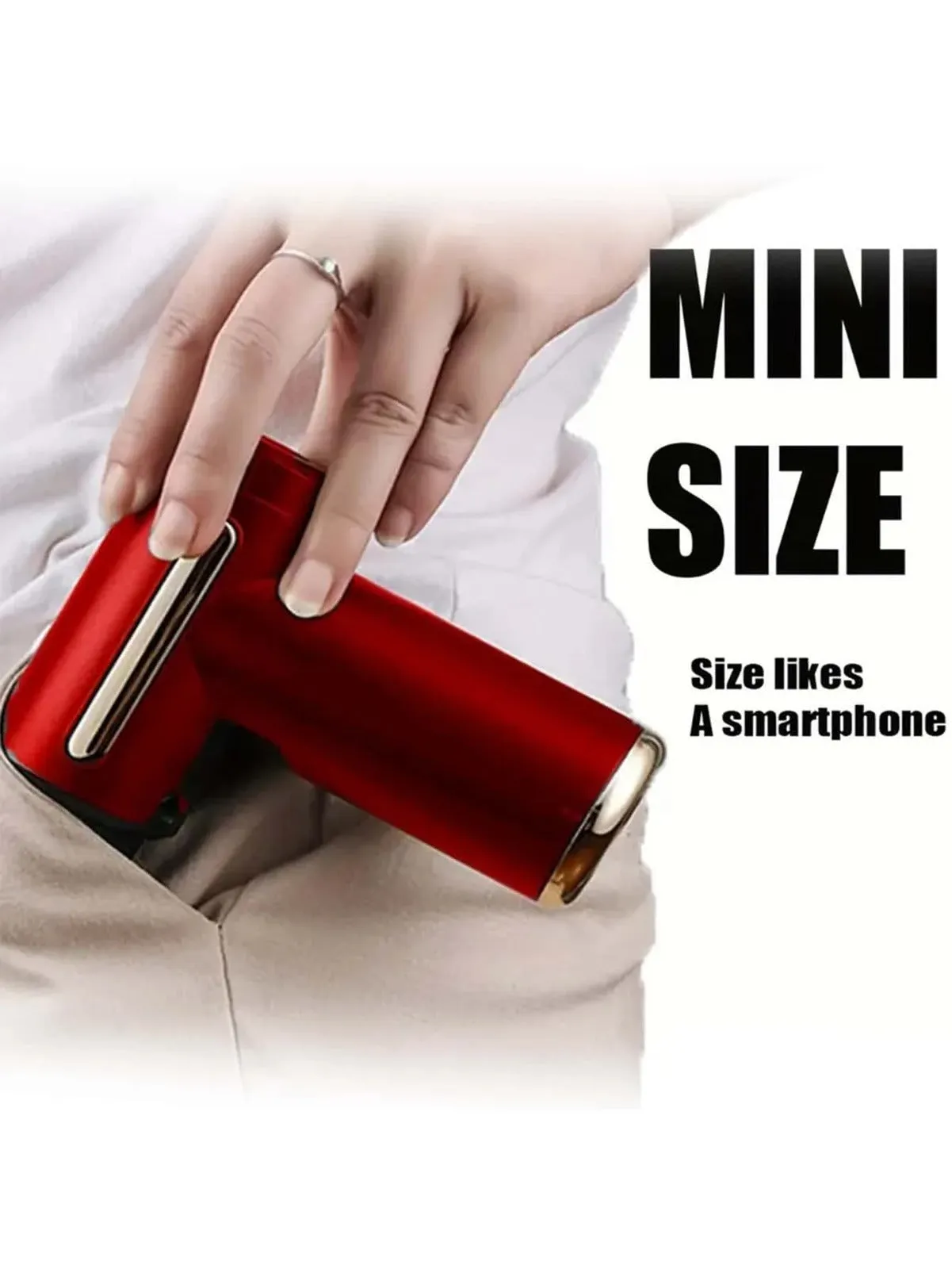 4-Speed Massage Gun | 4 Heads | Chargeable Handheld Deep Tissue Massager