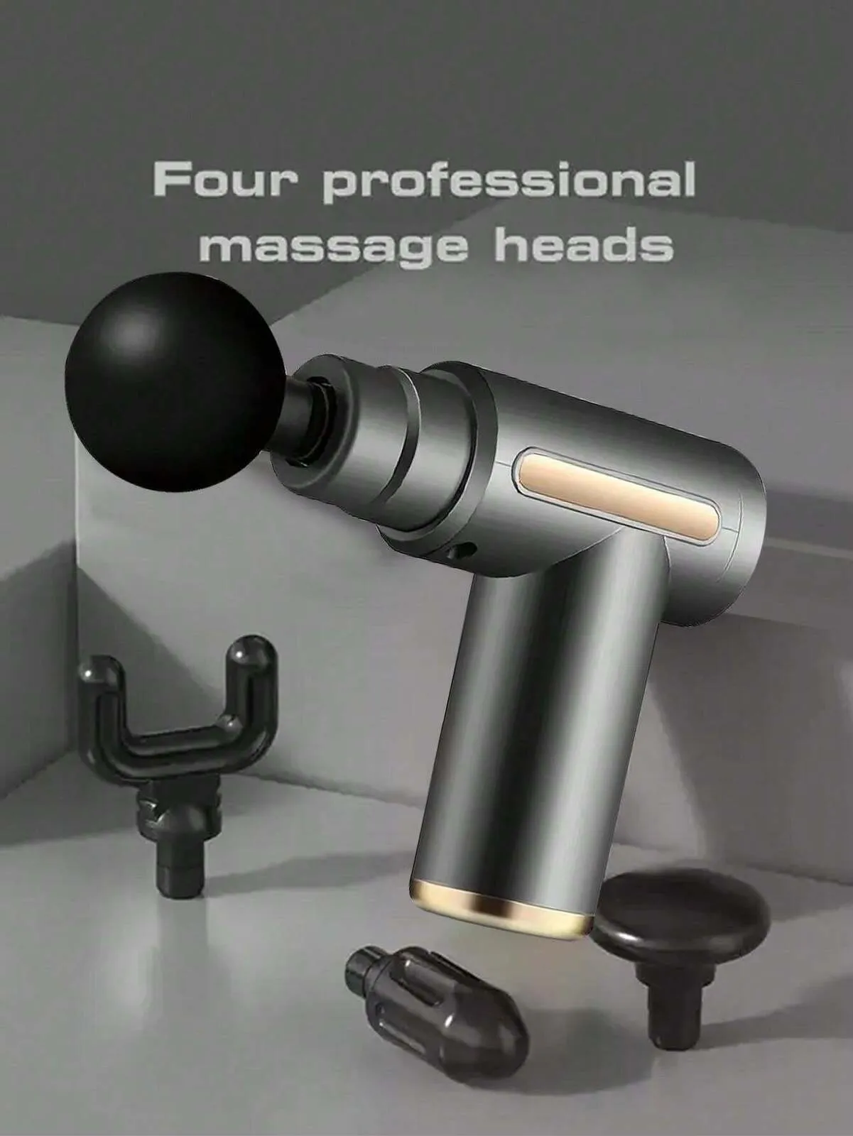 4-Speed Massage Gun | 4 Heads | Chargeable Handheld Deep Tissue Massager