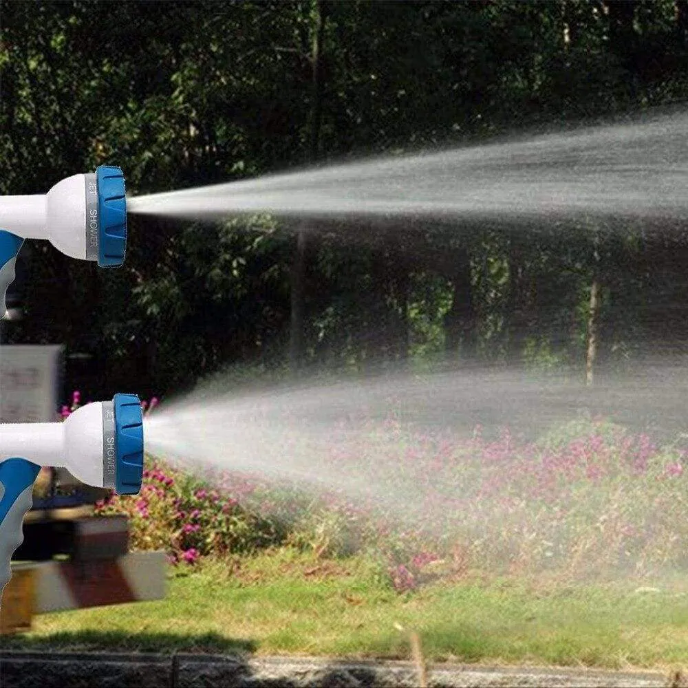 8 Adjustable Watering Patterns Aluminum Turret Car Wash Spray Gun