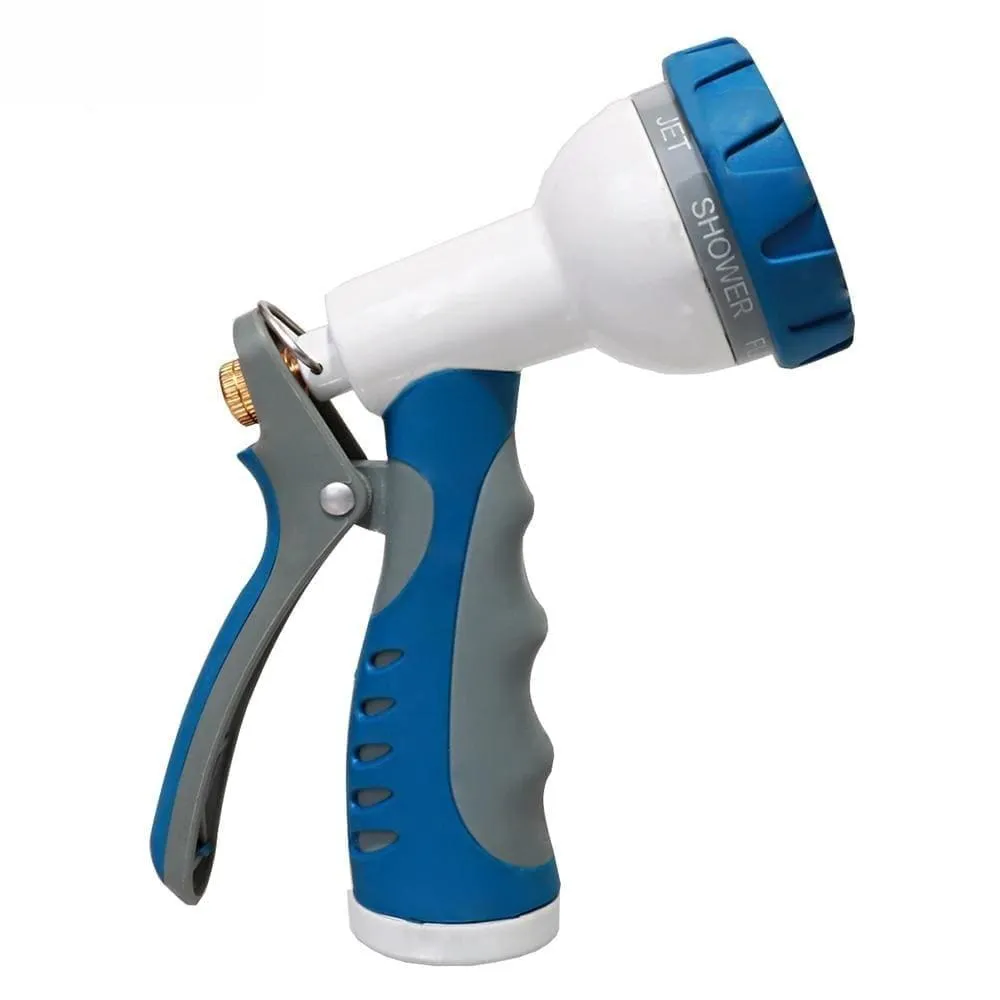 8 Adjustable Watering Patterns Aluminum Turret Car Wash Spray Gun