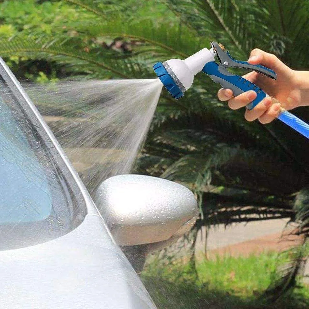 8 Adjustable Watering Patterns Aluminum Turret Car Wash Spray Gun