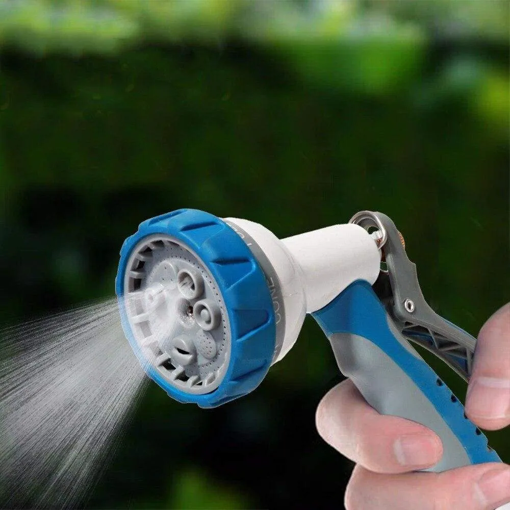 8 Adjustable Watering Patterns Aluminum Turret Car Wash Spray Gun