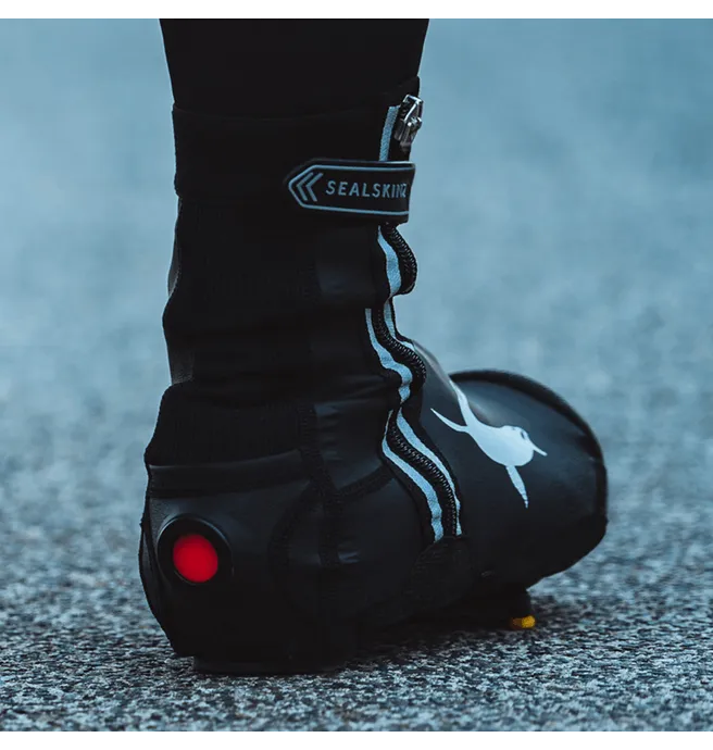 All Weather LED Open Sole Cycle Overshoe by Sealskinz