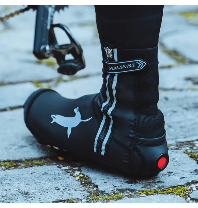 All Weather LED Open Sole Cycle Overshoe by Sealskinz