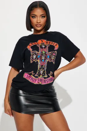 Appetite For Destruction Guns N Roses Tshirt - Black