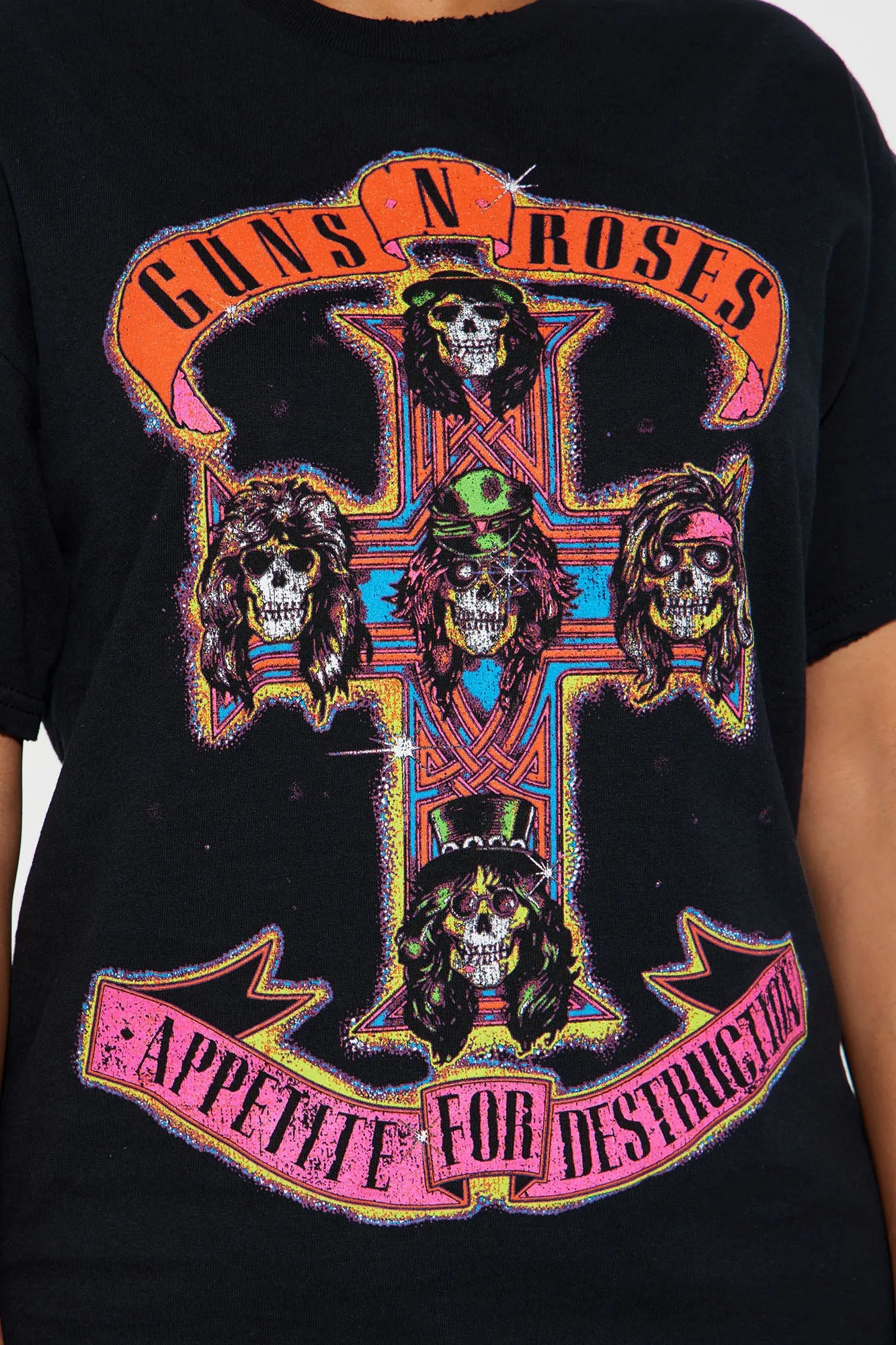 Appetite For Destruction Guns N Roses Tshirt - Black
