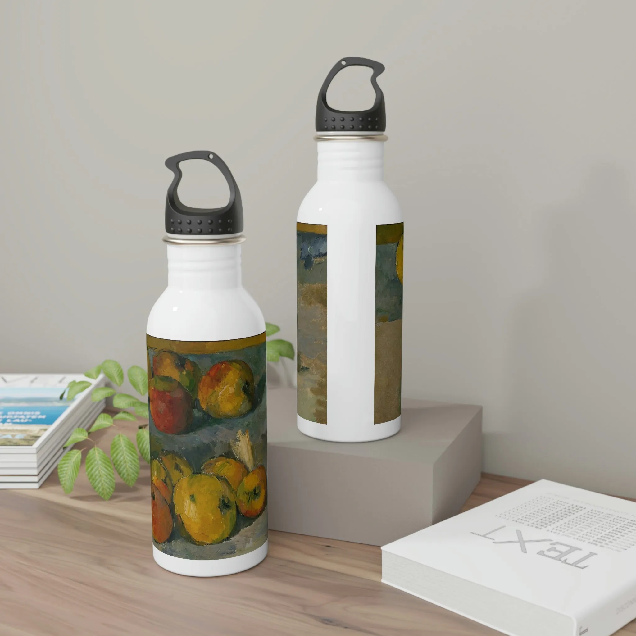 Apples - Cezanne - 1878 - Stainless Steel Water Bottle - Limited Edition