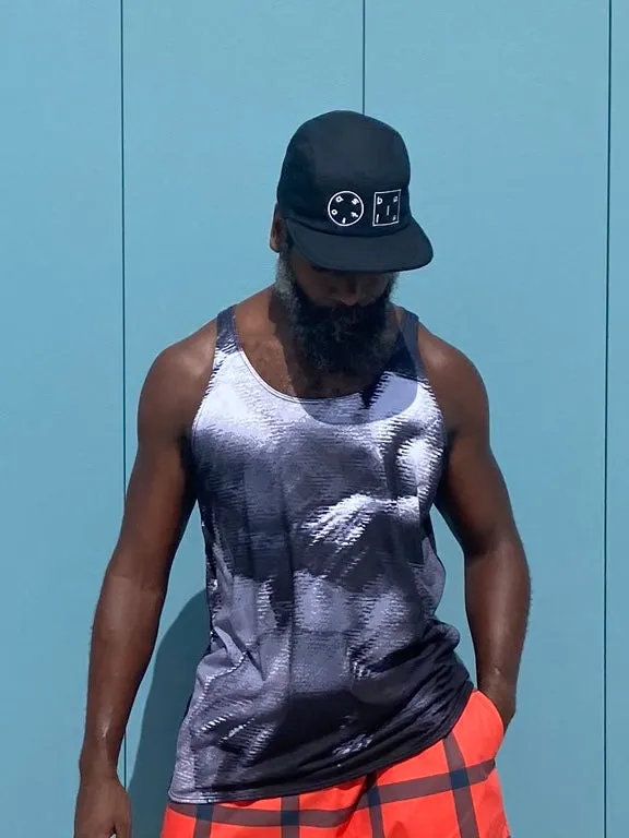 Astro Balls Camp Hat: Black