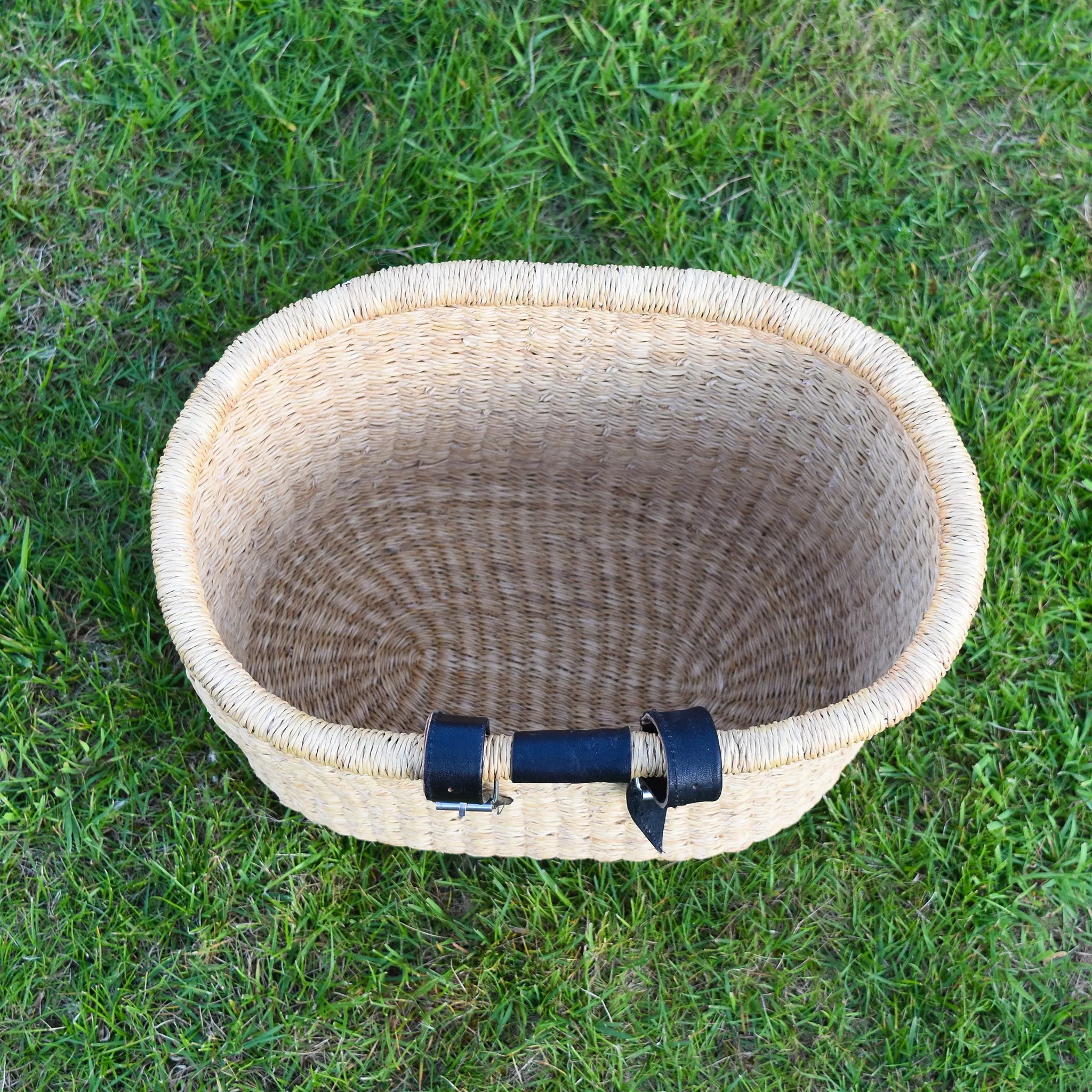 Bicycle Basket with Straps - 3 - African Basket