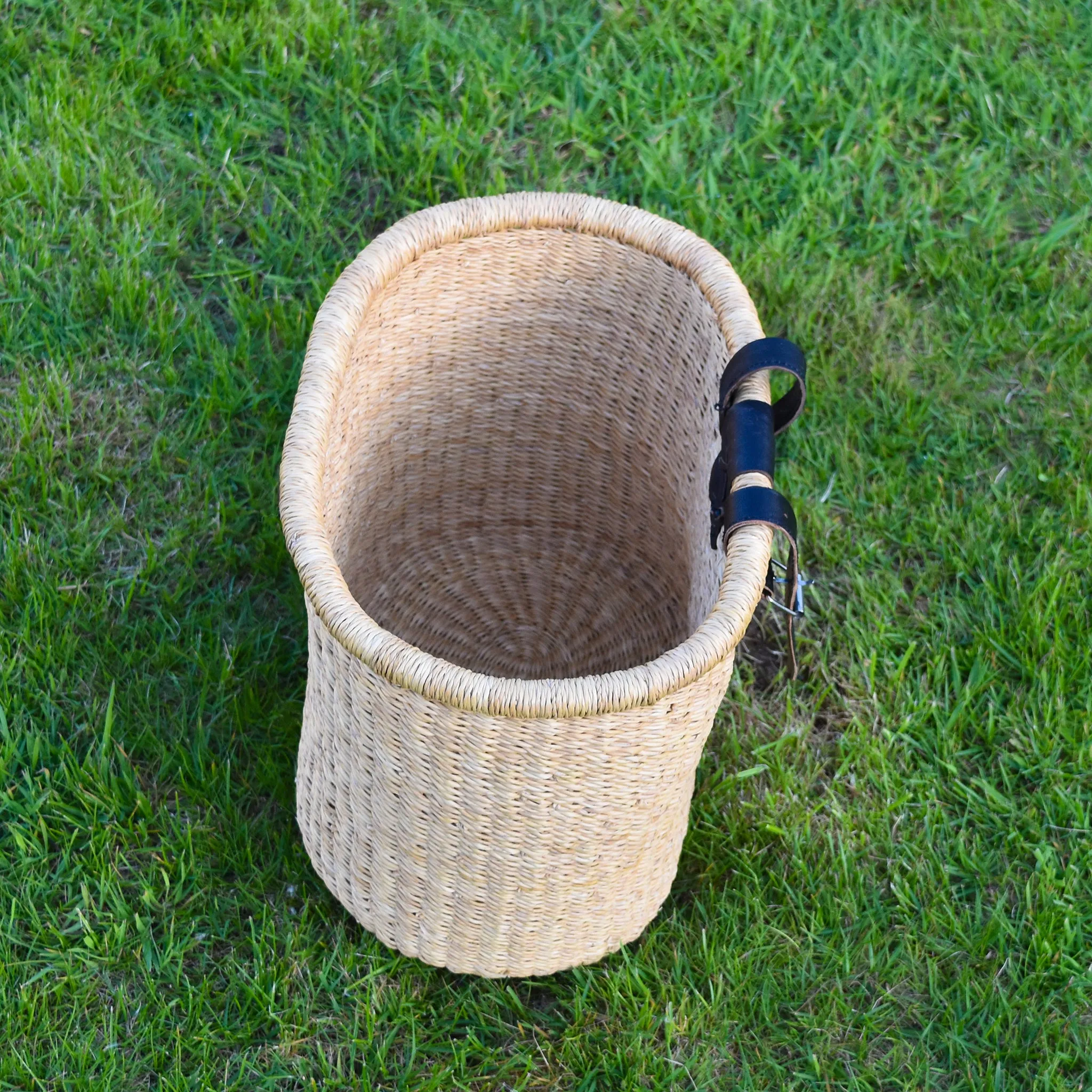 Bicycle Basket with Straps - 3 - African Basket