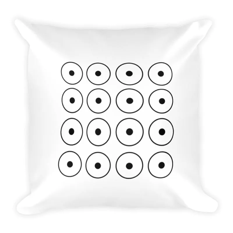 Black Confetti Guns Dry Fire Pillow
