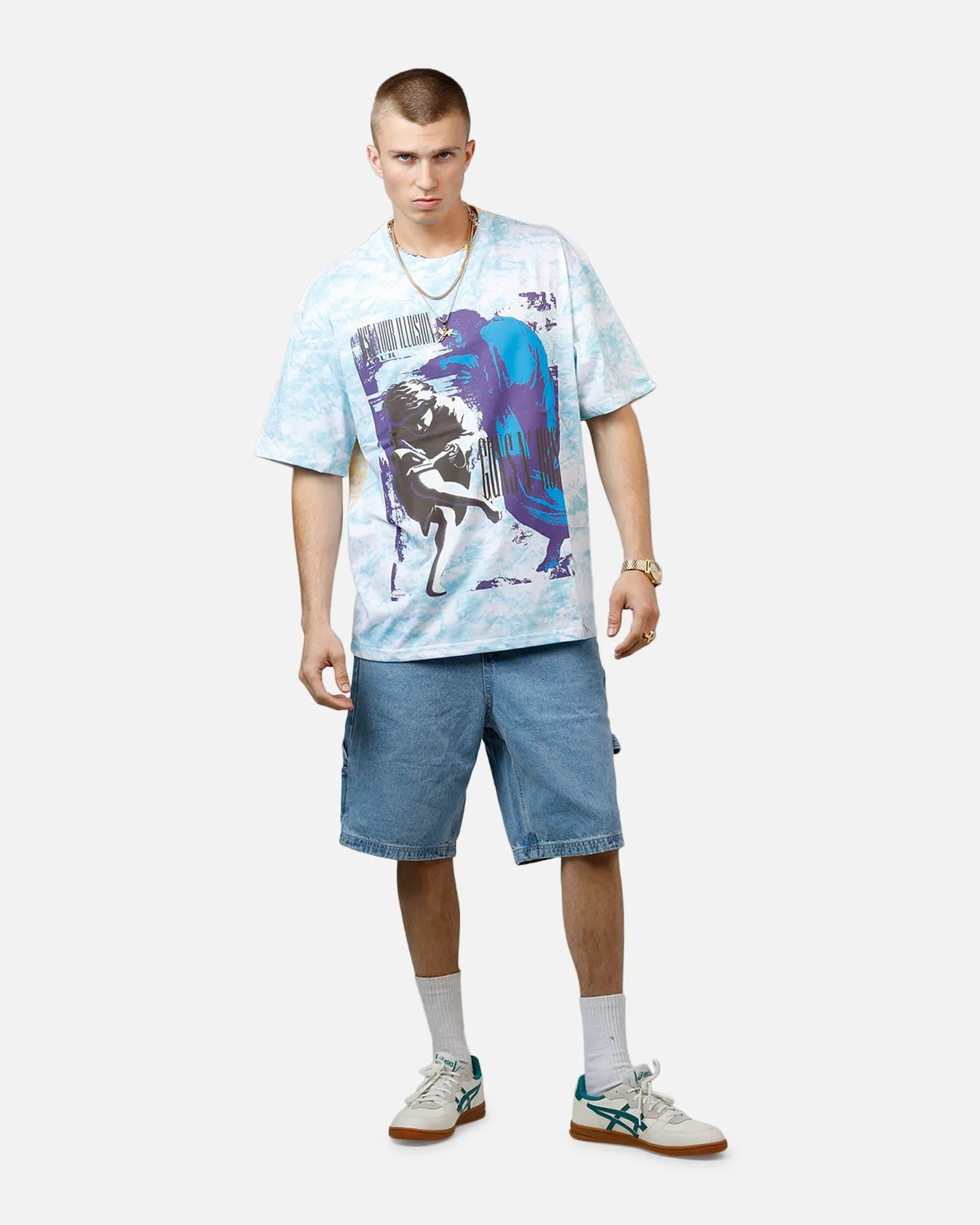 Bravado Guns N Roses AOP T-Shirt White Multi