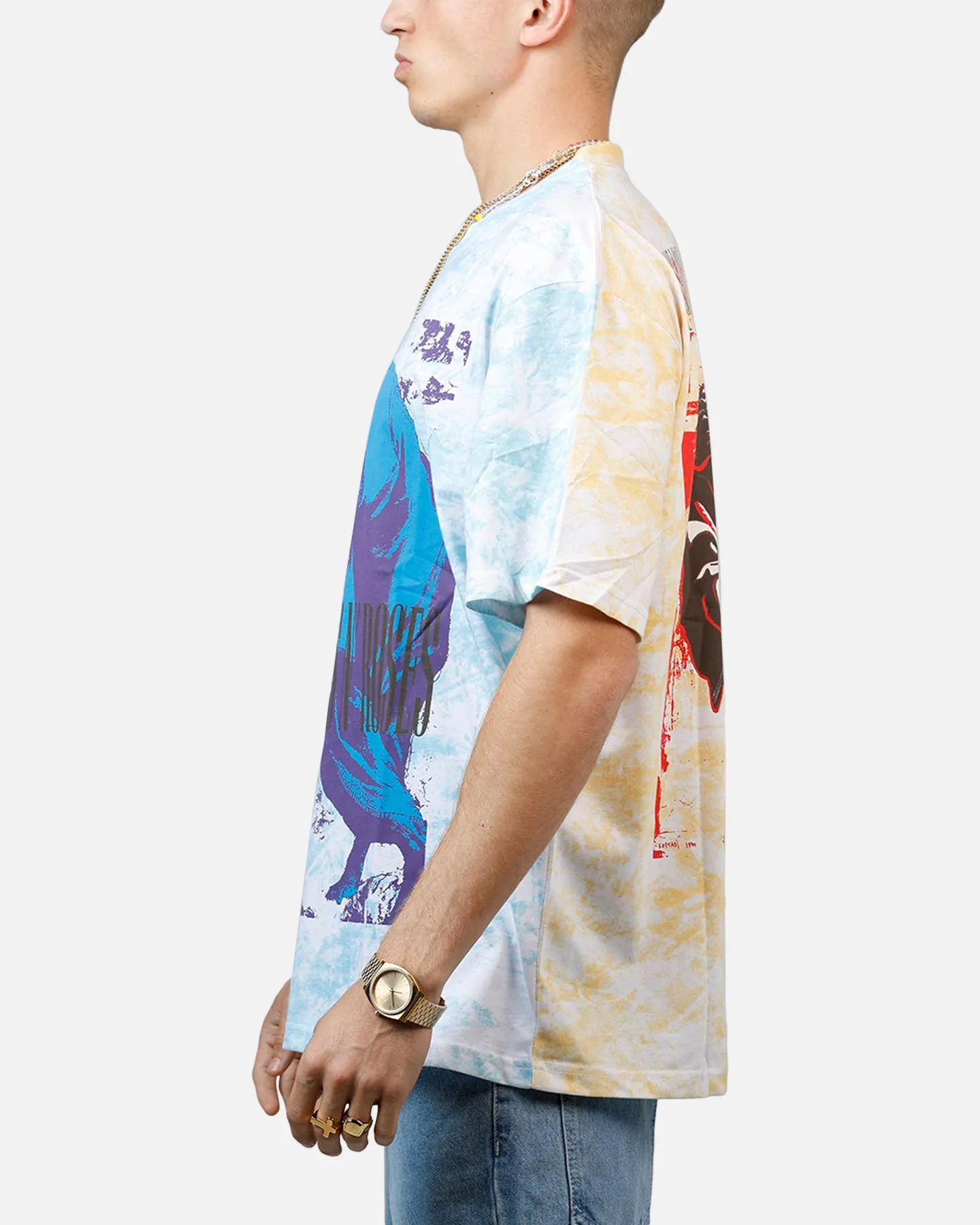 Bravado Guns N Roses AOP T-Shirt White Multi