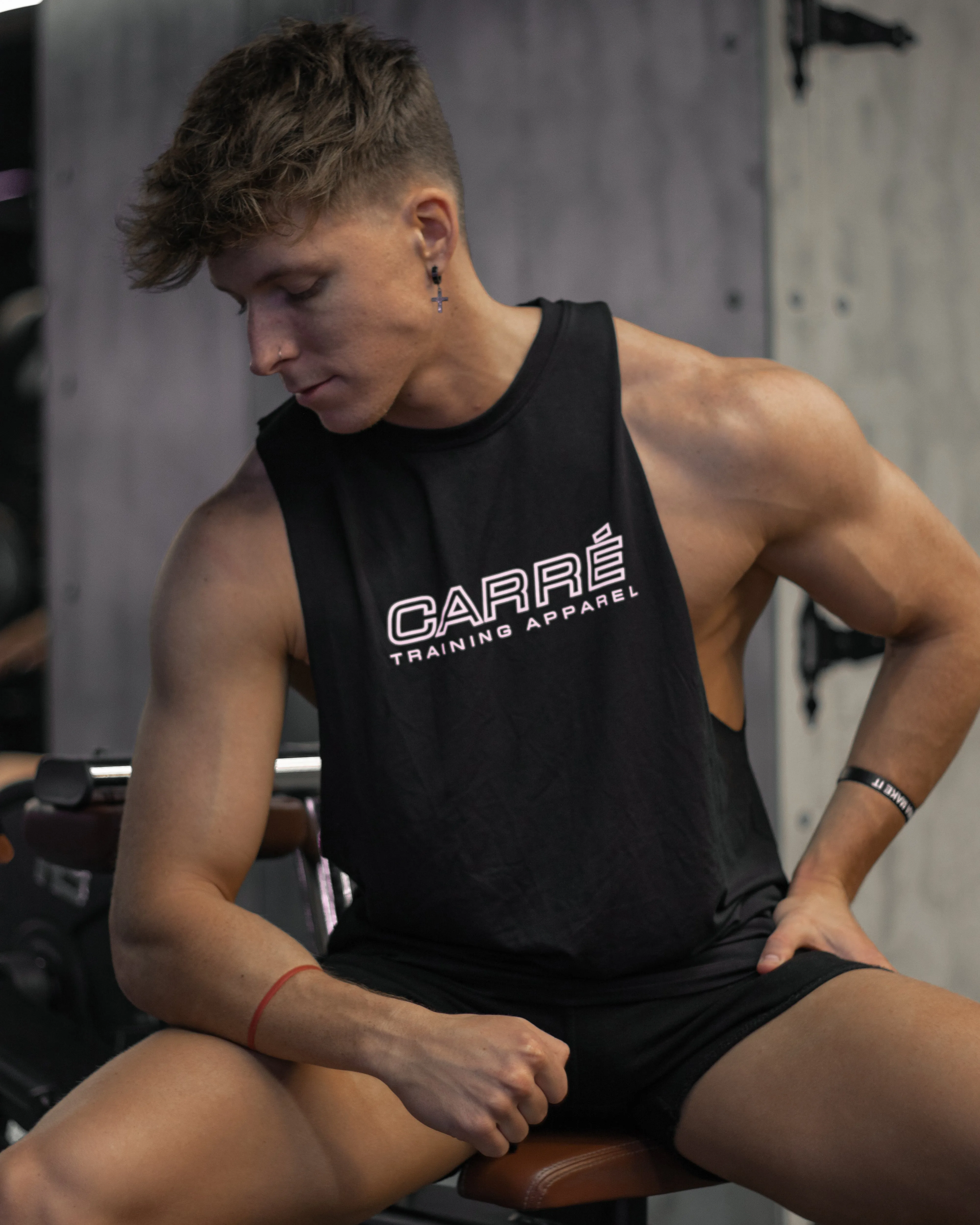 Carre Restart TA Apparel Muscle T-Shirt Black