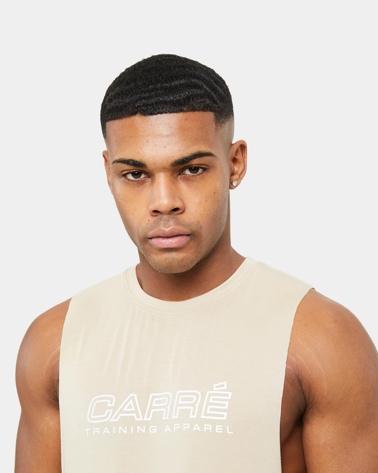 Carre Restart TA Apparel Muscle T-Shirt Stone