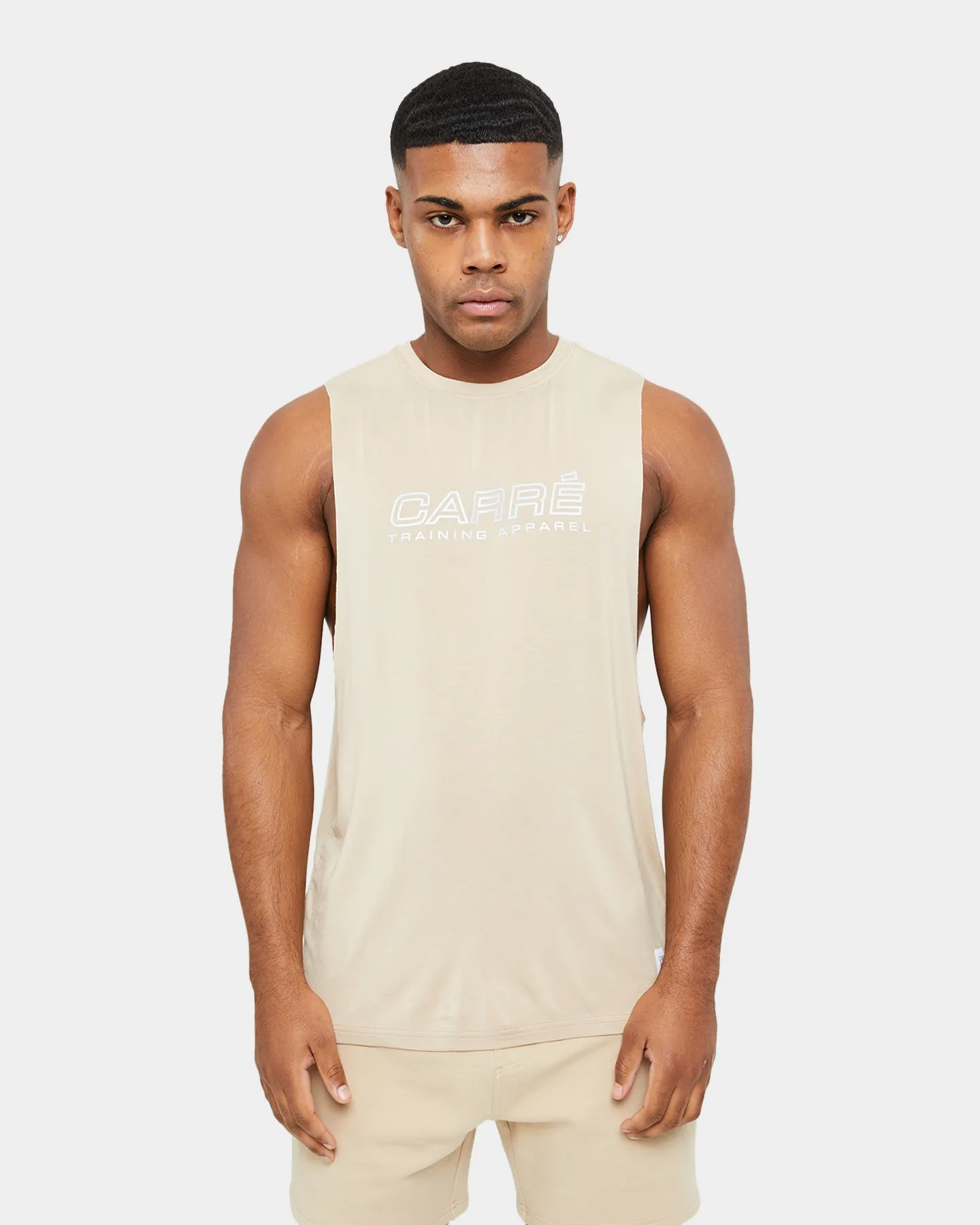 Carre Restart TA Apparel Muscle T-Shirt Stone