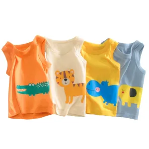 Colorful Zoo Summer Tank Top
