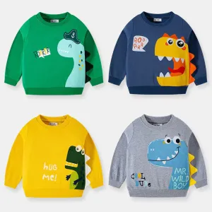 Funny Colorful Dinosaur Sweatshirt