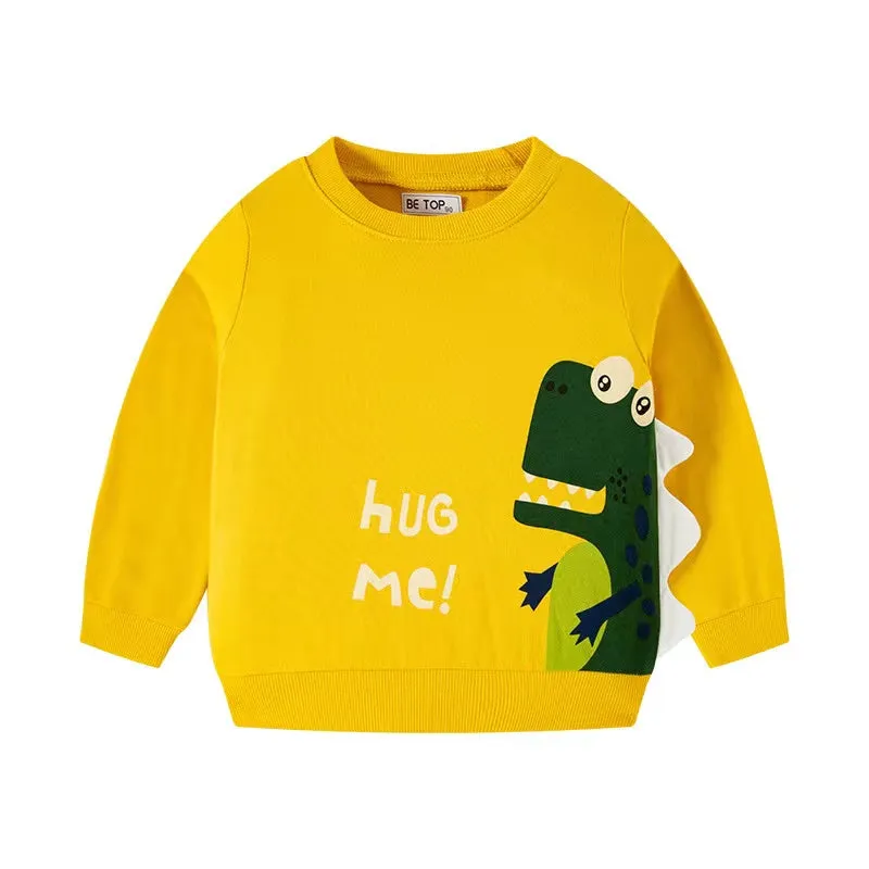 Funny Colorful Dinosaur Sweatshirt