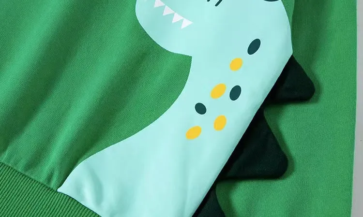 Funny Colorful Dinosaur Sweatshirt