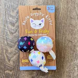 KV Balls (Monogram) Dark Catnip Toys