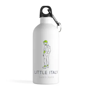 Little Italy Dawg Park Stainless Steel Water Bottle