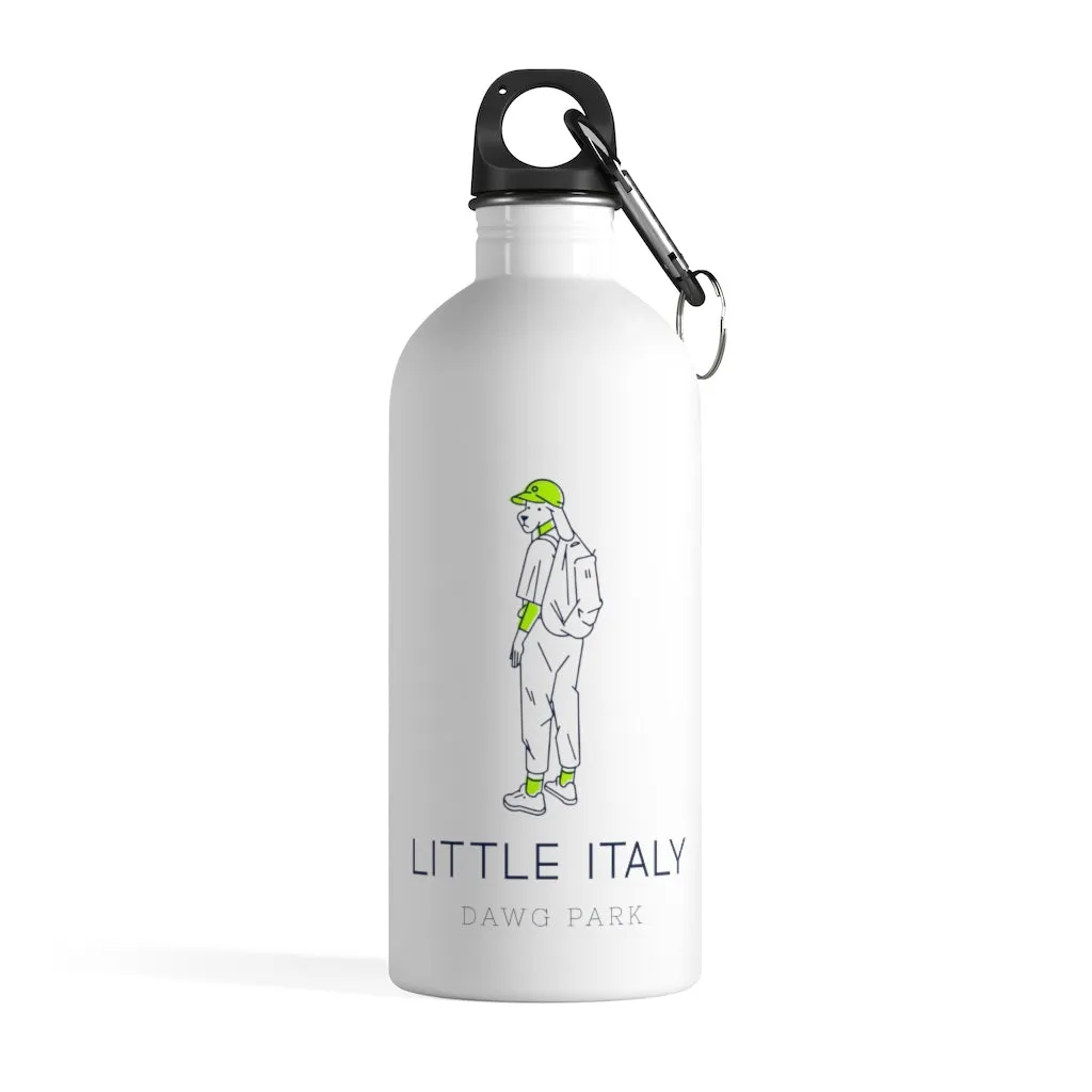 Little Italy Dawg Park Stainless Steel Water Bottle