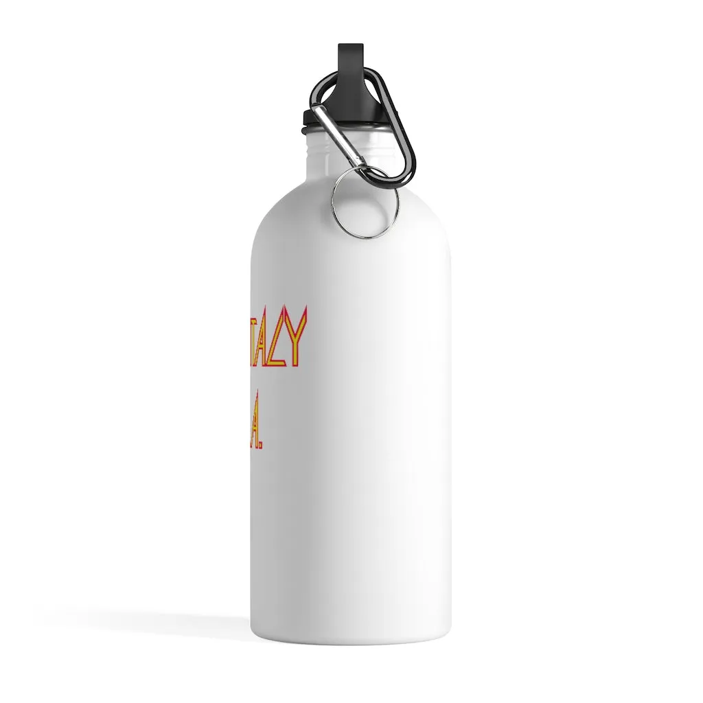 Little Italy Hard Rock Steel Water Bottle