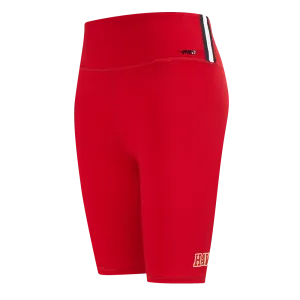 NBA ATLANTA HAWKS CLASSIC WOMEN'S COTTON BIKE SHORT (RED)