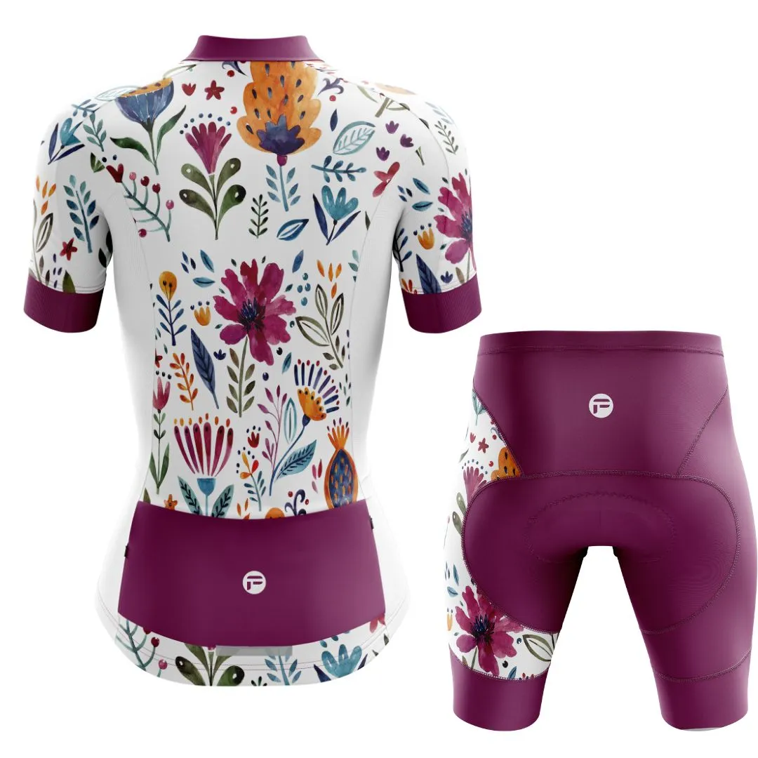 NEW! Garden Art | Women's Short Sleeve Cycling Set