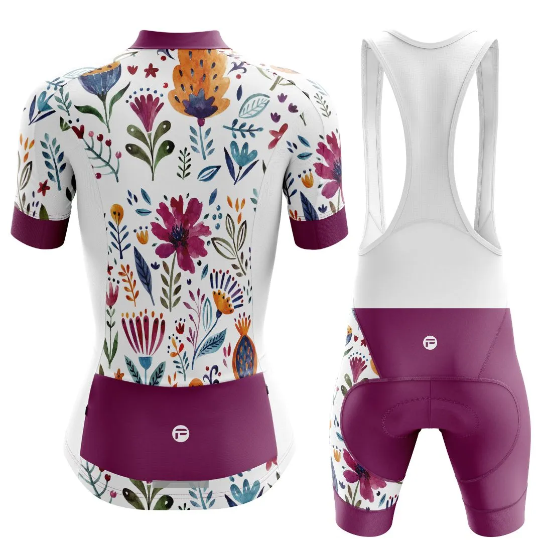NEW! Garden Art | Women's Short Sleeve Cycling Set