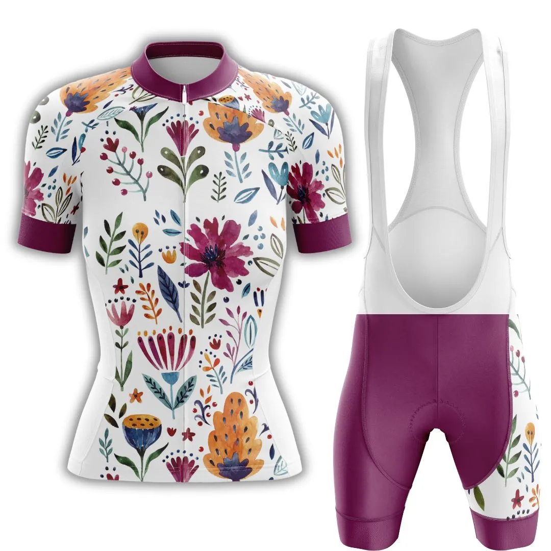 NEW! Garden Art | Women's Short Sleeve Cycling Set