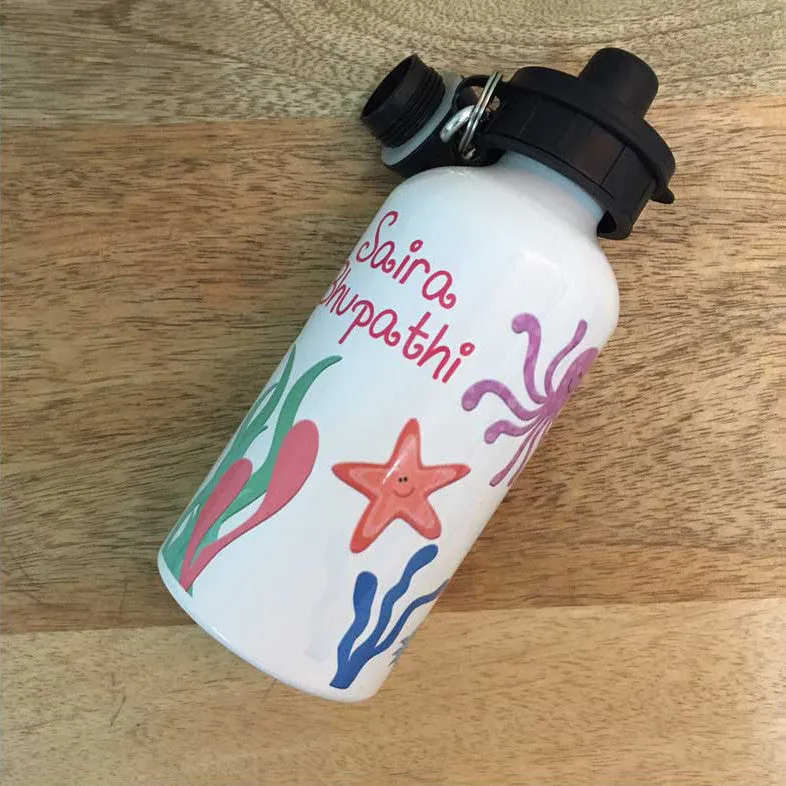 Personalised Water Bottle<br/>Mermaid