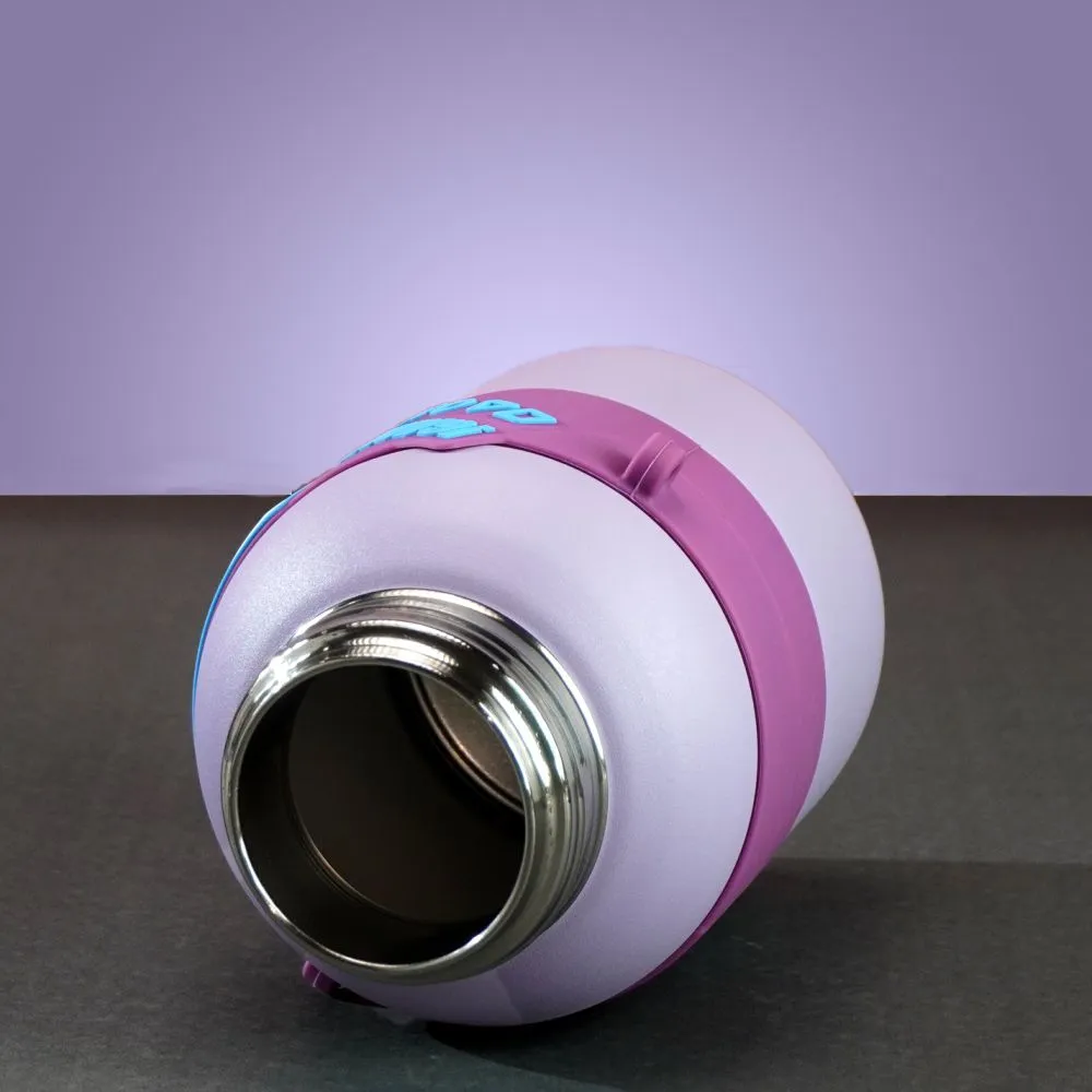 Purple Game Theme Stainless Steel Kids Water Bottle, 550ml